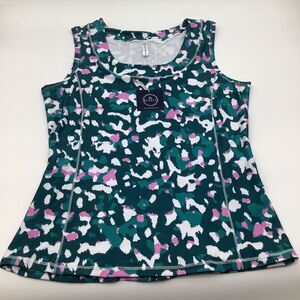 The Bubble Womens Lexi Tank Top Green Size Medium NWT